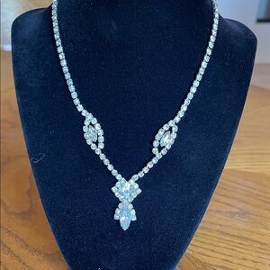 Stunning Silver Crystal Necklace